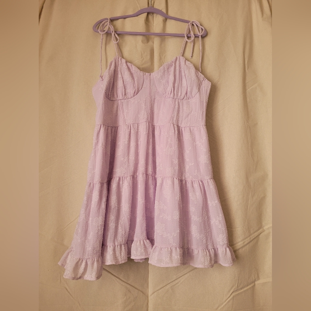 Wild Fable Lilac Mini Sundress Tie Straps - XXL
